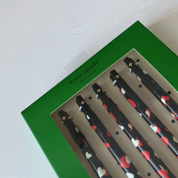 Kate Spade New York - Celebration Hearts Ink Pen Set (NWT) - Picture 5 of 5